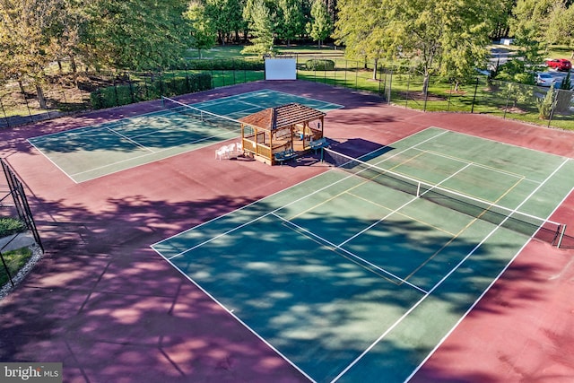 view of sport court