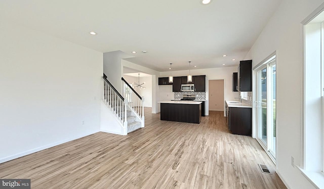 interior space featuring hardwood / wood-style floors