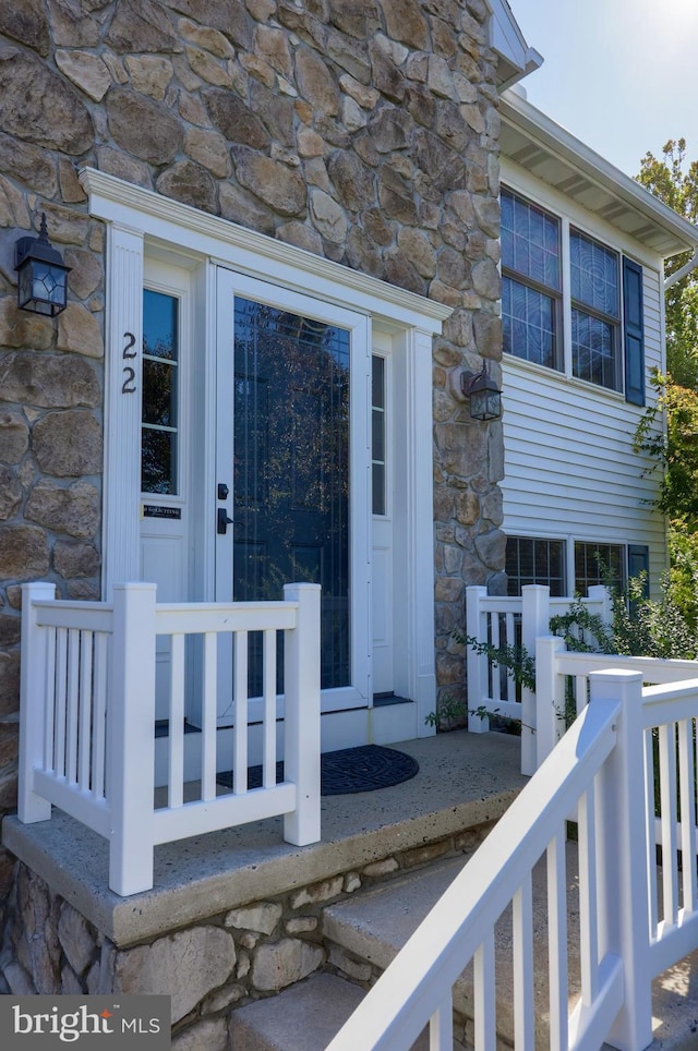 view of entrance to property