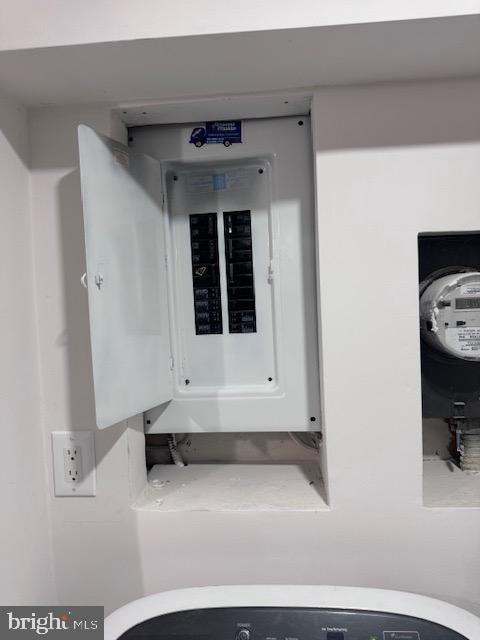 utility room featuring electric panel