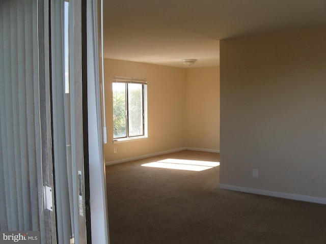 empty room with carpet flooring