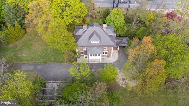 drone / aerial view
