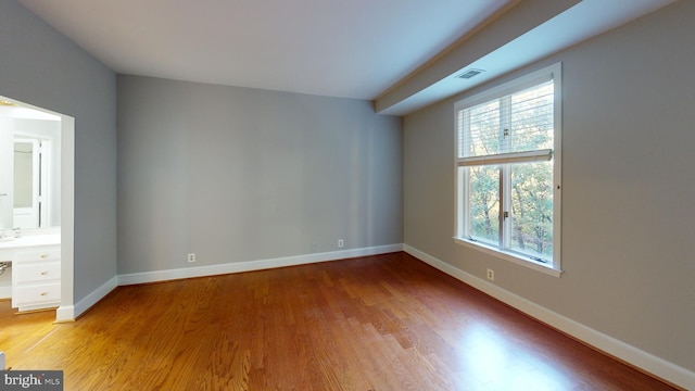 interior space with a healthy amount of sunlight and light hardwood / wood-style floors