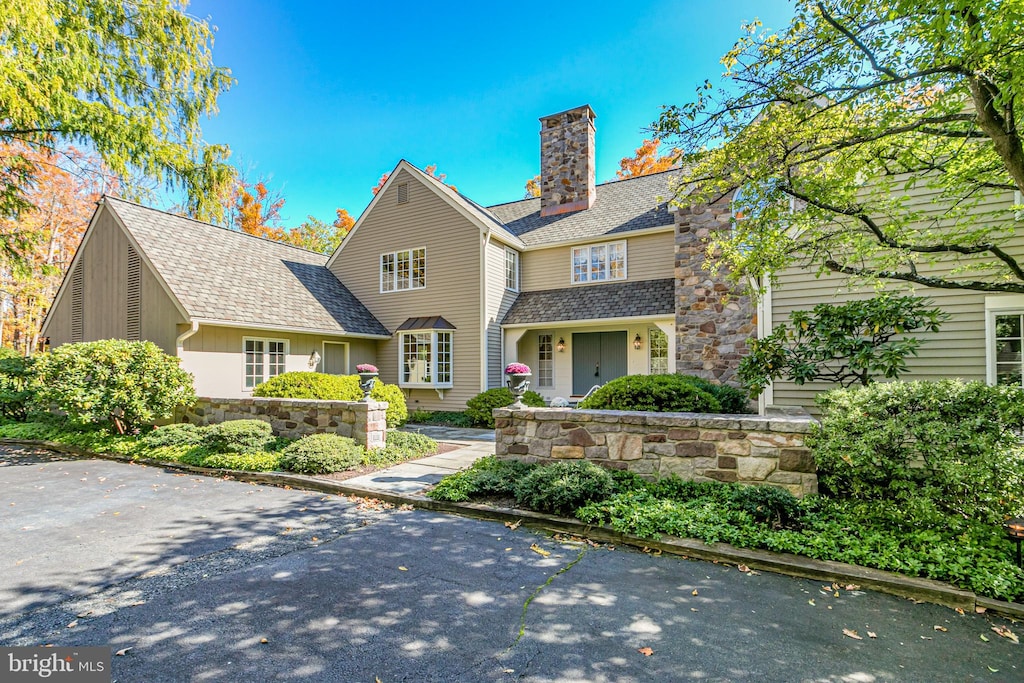 front facade featuring a garage