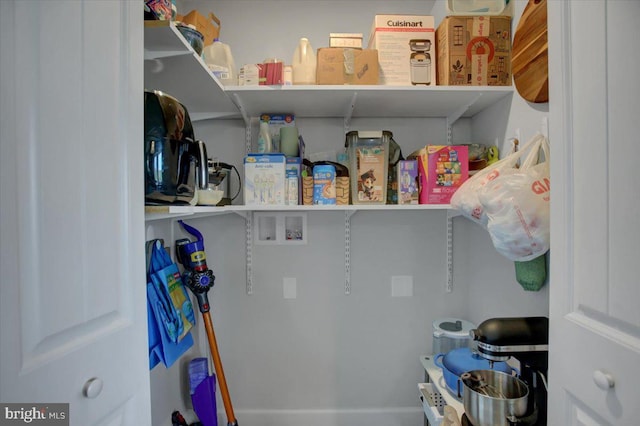 view of pantry