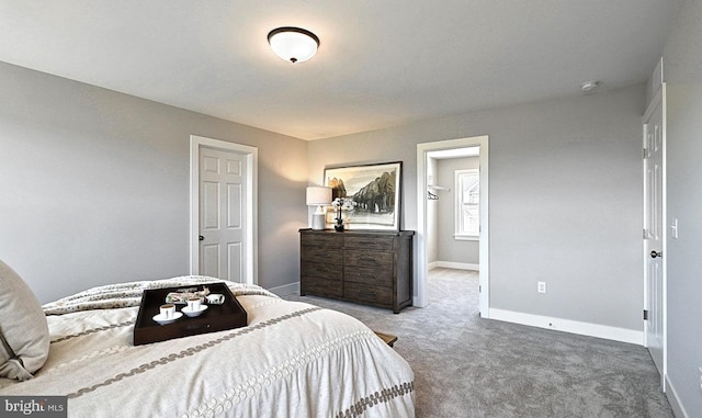 bedroom with carpet flooring