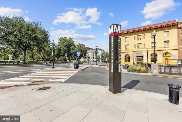 1325 18th St NW Unit Rp-104, Washington, DC 20036 - view of asphalt street featuring street lighting, sidewalks, and curbs