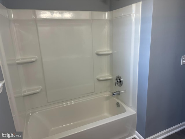 bathroom featuring tub / shower combination