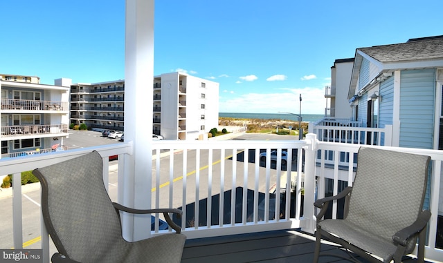 9 134th St Unit 9A, Ocean City, MD 21842 - balcony featuring a water view
