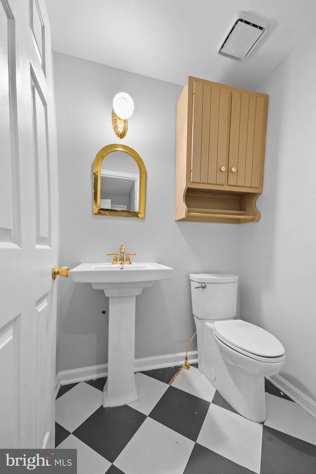 bathroom with toilet