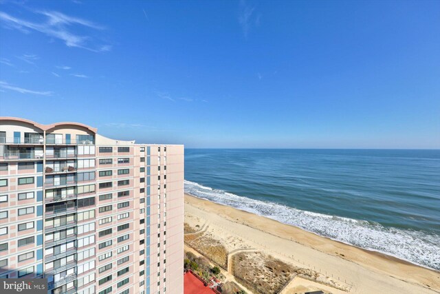 water view with a beach view