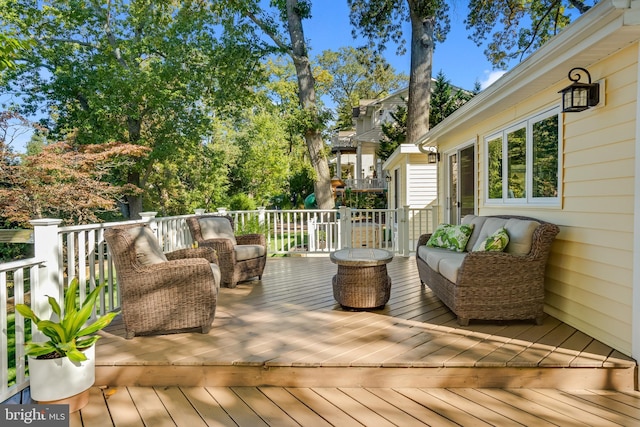 view of deck