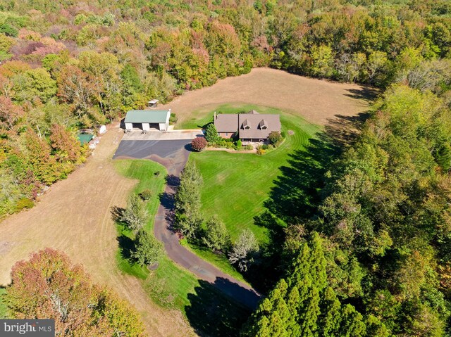 7000 Sockwell Rd, Port Norris, NJ 08349 - birds eye view of property featuring a wooded view