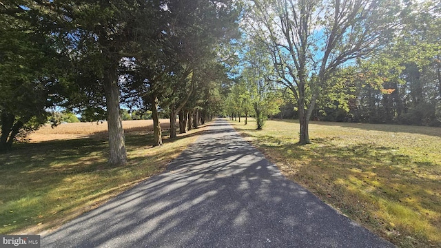 view of road