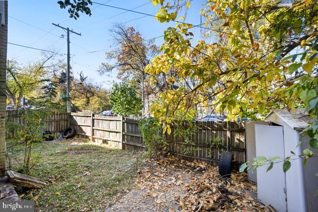 view of fenced backyard
