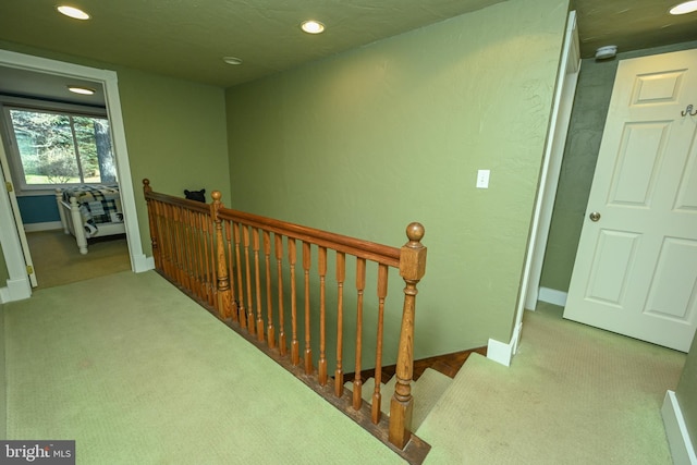 interior space featuring carpet floors