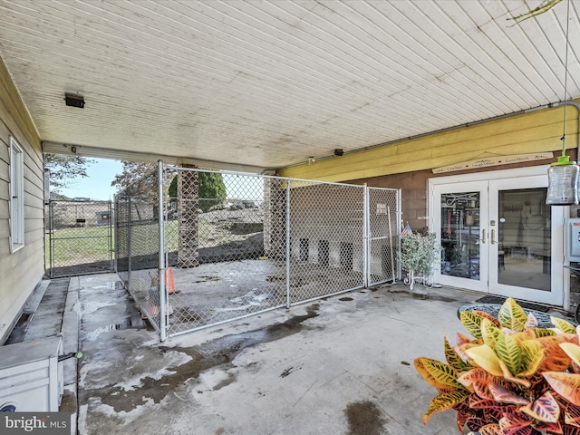 view of patio / terrace with french doors