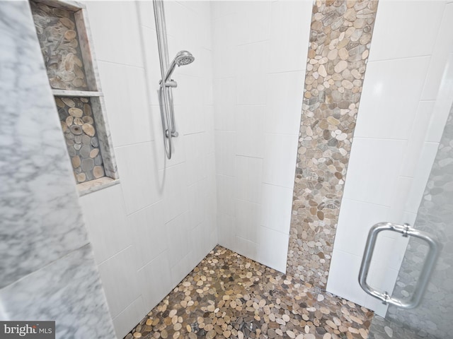 bathroom with walk in shower