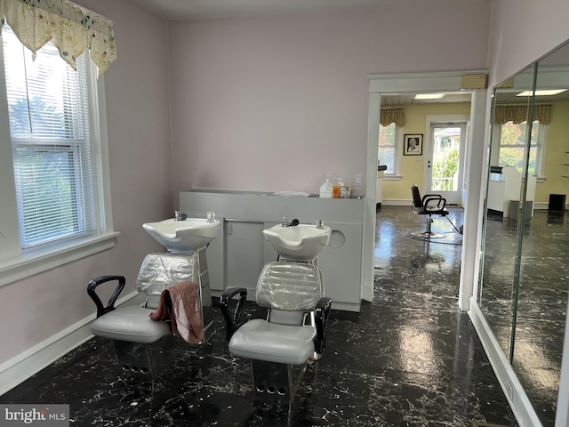 bathroom featuring sink