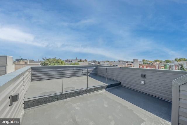 view of patio / terrace featuring a balcony