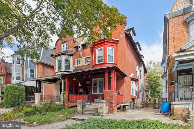 view of front of home with a porch