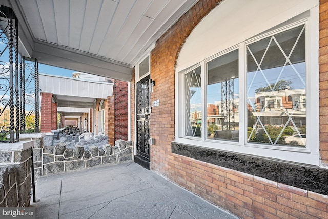 view of patio with covered porch