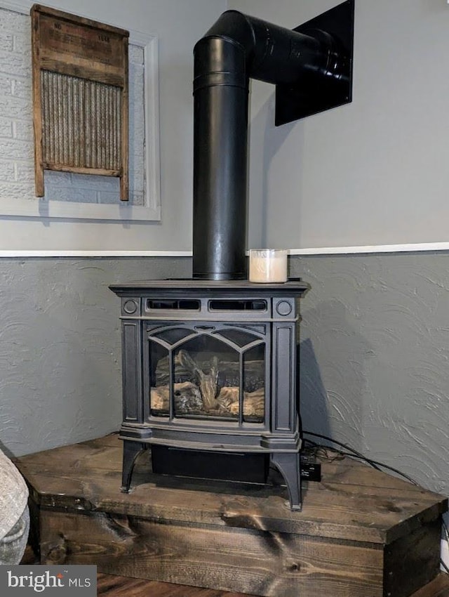 48 W 3rd St, Everett, PA 15537 - detailed view of a wood stove