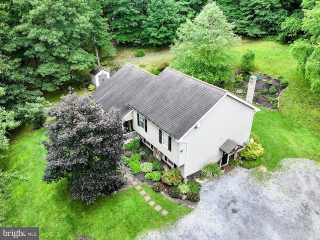 48 W 3rd St, Everett, PA 15537 - aerial view of property and surrounding area