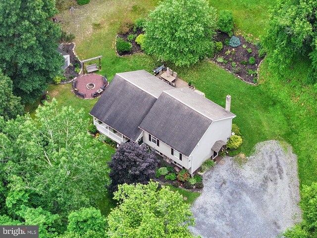 48 W 3rd St, Everett, PA 15537 - view from above of property