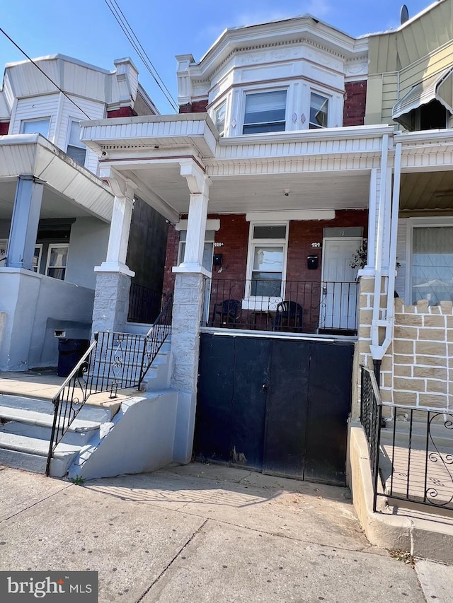 view of front of home with a porch