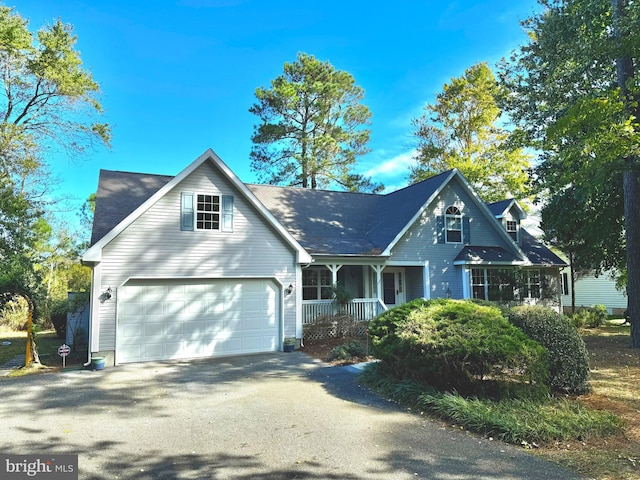 cape cod home with a porch