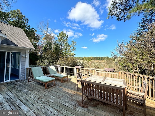 view of deck