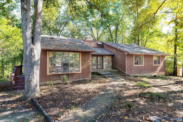 view of ranch-style home