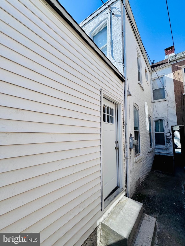 view of entrance to property