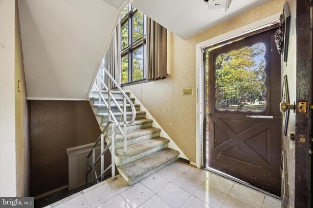 entryway featuring a wealth of natural light