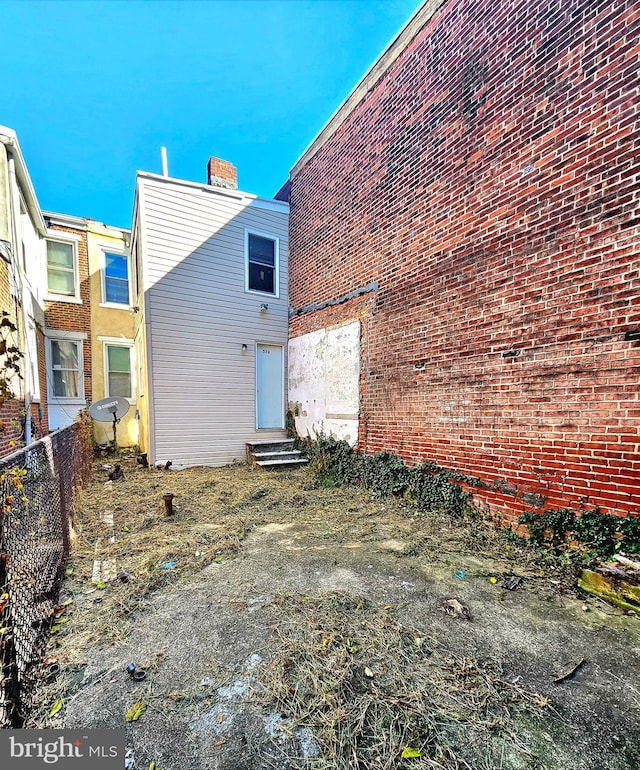 view of rear view of house