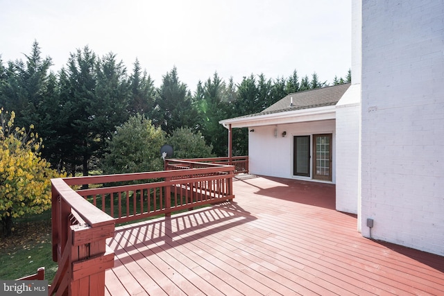 view of deck