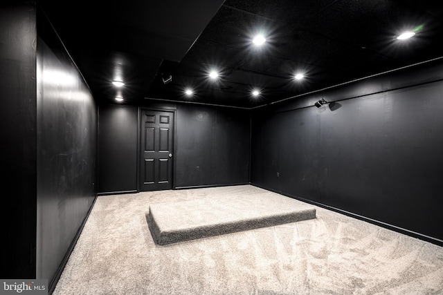 spare room with carpet floors