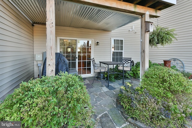 view of patio