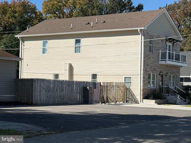 view of side of home