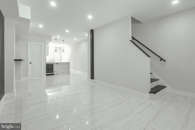 view of unfurnished living room