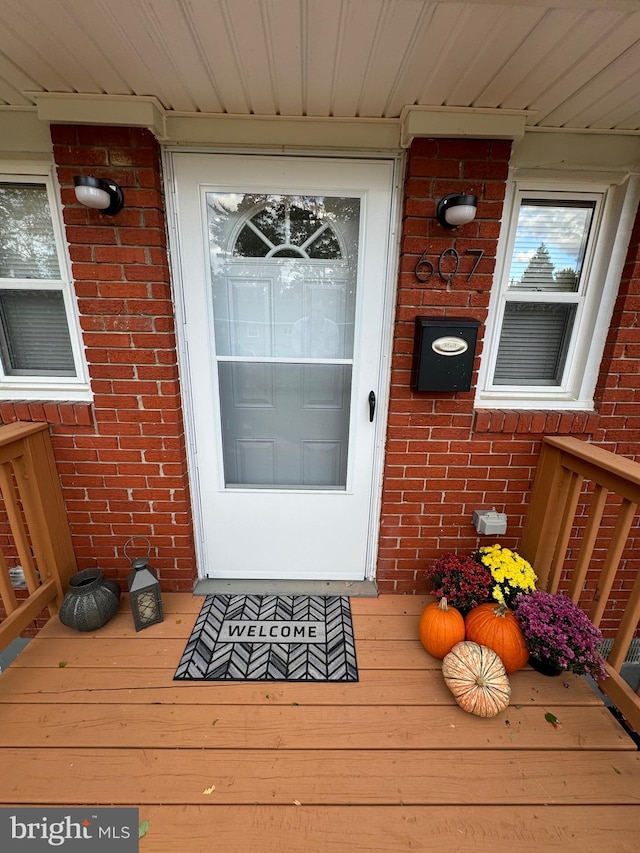 view of entrance to property