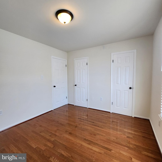 interior space with wood-type flooring