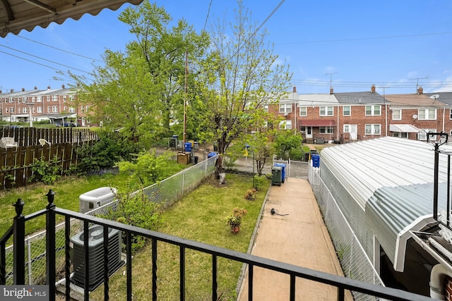 3704 Bonview Ave, Baltimore, MD 21213 - balcony with a residential view