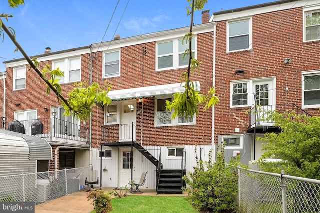 view of back of property