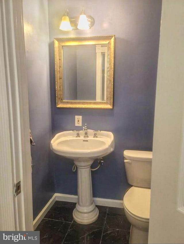 bathroom with toilet