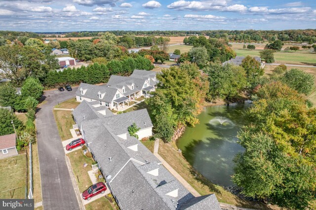 502 Pond Way, Church Hill, MD 21623 - birds eye view of property featuring a water view