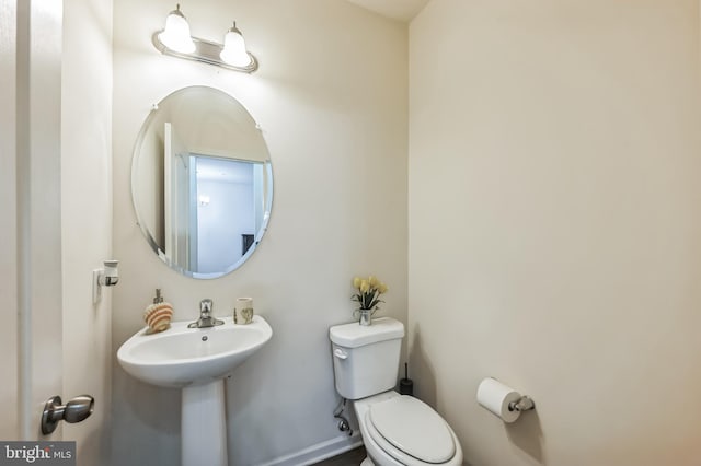 bathroom with toilet