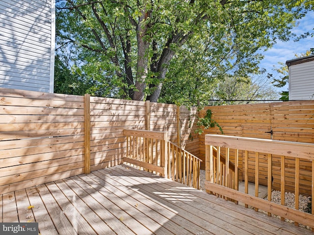 view of deck