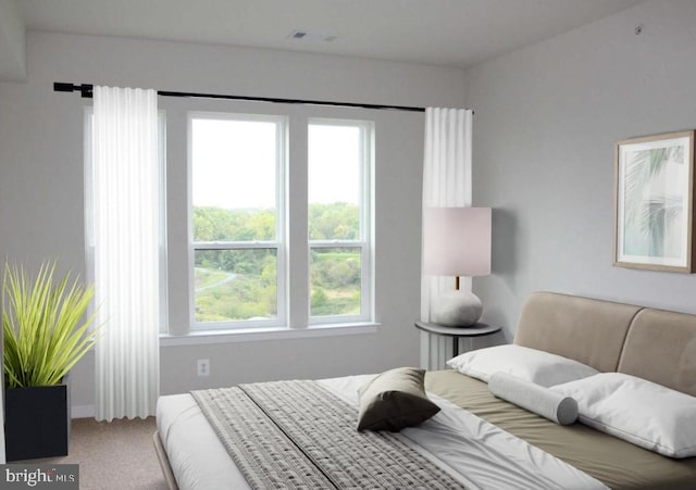 bedroom featuring carpet floors